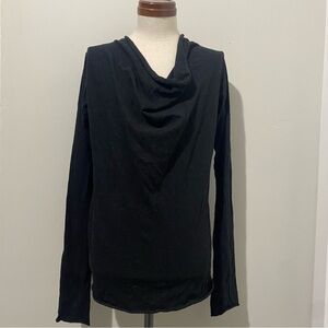 Julius 2007 AW collection men’s black wool cashmere sweater, Size 1 (~XS)